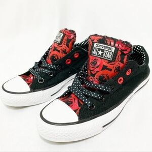 Converse Chuck Taylor All Star Madison Ox Rose Sneakers Color: Black/Red Sz: 7
